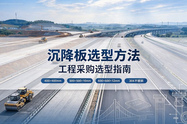 屏南沉降板选择方法