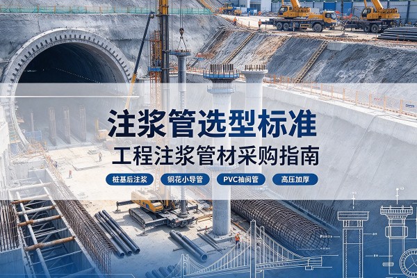 屏南注浆管选型标准