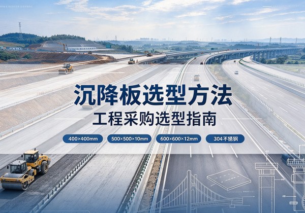 屏南沉降板选择方法