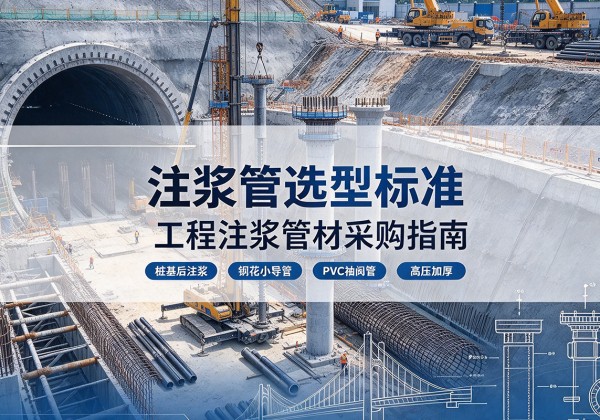 屏南注浆管选型标准